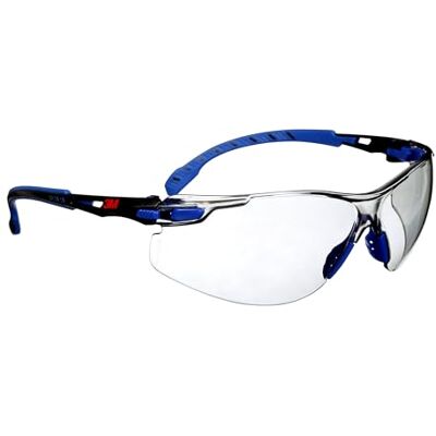 3M 1000 Safety Glasses, Blue/Black Frame, Scotchgard Anti-Fog/Anti-Scratch Coating (K&N), Indoor/Outdoor Light Grey lens, S1107SGAF-EU 3M 1000 Safety Glasses, Blue/Black Frame, Scotchgard Anti-Fog/Anti-Scratch Coating (K&N), Indoor/Outdoor Light Grey lens, S1107SGAF-EU