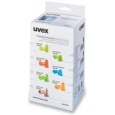 Uvex Hi-com SNR 24dB Disposable Ear Plugs Beige 300 Pairs Uvex Hi-com SNR 24dB Disposable Ear Plugs Beige 300 Pairs