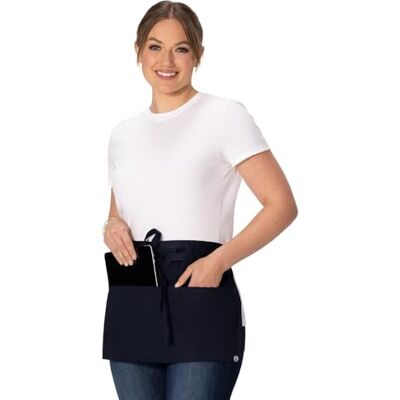 Chef Works unisex-adult Waist Apron, Navy, One size Chef Works unisex-adult Waist Apron, Navy, One size