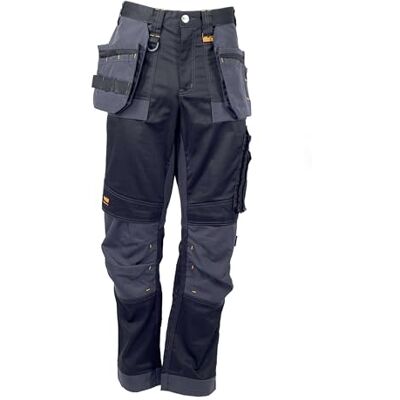 DeWalt Harrison Stretch Trouser 38W 29L Grey/Black DeWalt Harrison Stretch Trouser 38W 29L Grey/Black