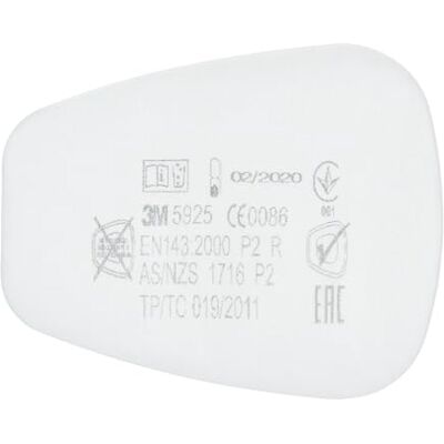 3M 5925 / P2 PARTICULATE FILTERS (Pack of 10) 3M 5925 / P2 PARTICULATE FILTERS (Pack of 10)