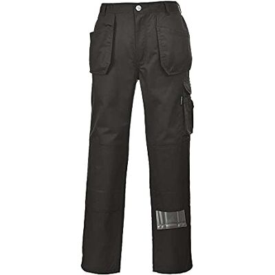 Portwest KS15 Slate Holster Trousers Half Elasticated Waist 2 Side Pockets Portwest KS15 Slate Holster Trousers Half Elasticated Waist 2 Side Pockets