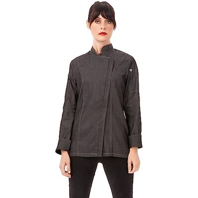 Chef Works Women's Exwdz002blkm Gramercy Chef Coat, Black, Medium Chef Works Women's Exwdz002blkm Gramercy Chef Coat, Black, Medium