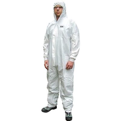 Scan WWDOXL56 Type 41400 Chemical Splash Resistant Disposable Coverall White Scan WWDOXL56 Type 41400 Chemical Splash Resistant Disposable Coverall White