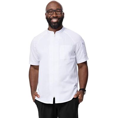 Chef Works Men's Arcadia Chef Coat, White, XXL Chef Works Men's Arcadia Chef Coat, White, XXL