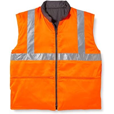 Portwest RT44 Hi-Vis Reversible Bodywarmer Machine Washable Stain Resistant Portwest RT44 Hi-Vis Reversible Bodywarmer Machine Washable Stain Resistant