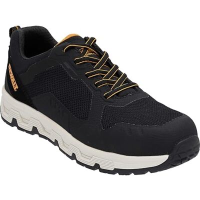 DeWalt Lamar Men's Lightweight, Breathable, Steel Safety Toe Work Shoes, Black, UK9 DeWalt Lamar Men's Lightweight, Breathable, Steel Safety Toe Work Shoes, Black, UK9