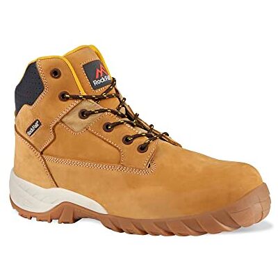 Rock Fall RF440C Flint 9 Safety Boot, Honey, 9 Rock Fall RF440C Flint 9 Safety Boot, Honey, 9