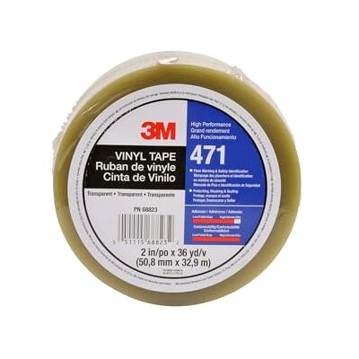 3M 471T5033 471 Vinyl Tape, 50 mm x 33 m, Black (Pack of 24) 3M 471T5033 471 Vinyl Tape, 50 mm x 33 m, Black (Pack of 24)