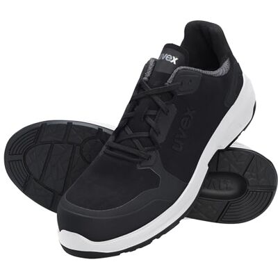 Uvex 1 Work Shoe Safety Trainer S3 SRC ESD Black Size 5 Uvex 1 Work Shoe Safety Trainer S3 SRC ESD Black Size 5