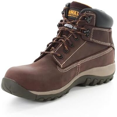 DeWalt Hammer Brown Composite Toe Safety Work Boots 6 UK DeWalt Hammer Brown Composite Toe Safety Work Boots 6 UK