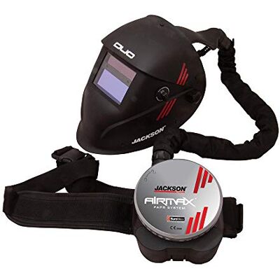 Jackson J7050 Airmax PAPR System with Duo Welding Helmet and 4/9-13 ADF Jackson J7050 Airmax PAPR System with Duo Welding Helmet and 4/9-13 ADF