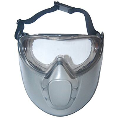 Greenstar Polycarbonate Protective Glasses & Protective Mask Compatible Safety Glasses with Corrective Glasses Adjustable Strap EN166 Standard Brushcutter & DIY Greenstar Polycarbonate Protective Glasses & Protective Mask Compatible Safety Glasses with Corrective Glasses Adjustable Strap EN166 Standard Brushcutter & DIY