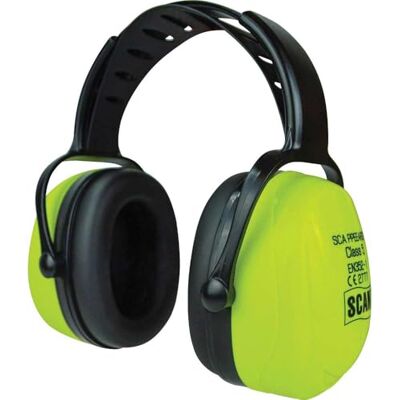 Scan SCAPPEEARDP Hi-Vis Class 5 Ear Defender (SNR33) Scan SCAPPEEARDP Hi-Vis Class 5 Ear Defender (SNR33)