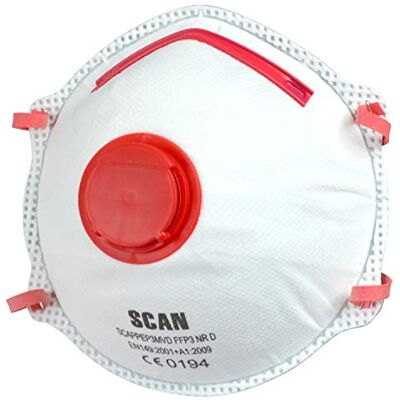 Scan SCAPPEP3MVDB FFP3 Premier Moulded Valved Disposable Masks Pack of 10 Scan SCAPPEP3MVDB FFP3 Premier Moulded Valved Disposable Masks Pack of 10
