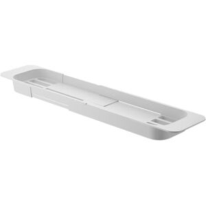 YAMAZAKI 3546 TOWER Extendable Bathtub Tray, white, ABS Resin, Minimalist, 57.5~75 x 15.5 x 4.5 cm YAMAZAKI 3546 TOWER Extendable Bathtub Tray, white, ABS Resin, Minimalist, 57.5~75 x 15.5 x 4.5 cm