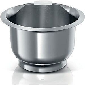 Bosch Hausgeräte MUZS2ER Suitable for Food Processors MUMS2... Stainless Steel Mixing Bowl, 18/8 Bosch Hausgeräte MUZS2ER Suitable for Food Processors MUMS2... Stainless Steel Mixing Bowl, 18/8