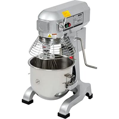 Buffalo Commercial Planetary Mixer 1.1kW 20Ltr, GL191 Includes heavy-duty whisk, beater, and dough hook attachments with 3-speed manual control for commercial kitchens. Buffalo Commercial Planetary Mixer 1.1kW 20Ltr, GL191 Includes heavy-duty whisk, beater, and dough hook attachments with 3-speed manual control for commercial kitchens.