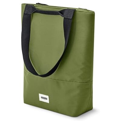 BLACK + BLUM Black+Blum Insulated Tote Bag, 16L Leak Proof Tote Bag for Adults with Zip Made with Recycled PET and BPA Free Food Bag for On The Go, Moss BLACK + BLUM Black+Blum Insulated Tote Bag, 16L Leak Proof Tote Bag for Adults with Zip Made with Recycled PET and BPA Free Food Bag for On The Go, Moss