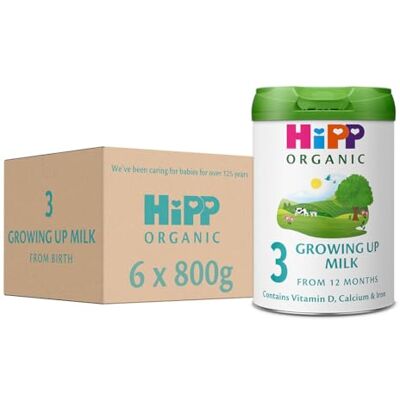 HiPP Organic 3 Growing Up Baby Milk Powder Formula From 12 Months 800g HiPP Organic 3 Growing Up Baby Milk Powder Formula From 12 Months 800g