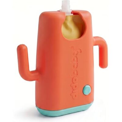 Didobaby Didopoucher Squeeze Proof Holder for Food Pouches Allows Baby to Self-Feed and Avoid Messes 2 in 1, Also for Drink Boxes Encourages Self-Feeding Ergonomic Handles Coral Didobaby Didopoucher Squeeze Proof Holder for Food Pouches Allows Baby to Self-Feed and Avoid Messes 2 in 1, Also for Drink Boxes Encourages Self-Feeding Ergonomic Handles Coral