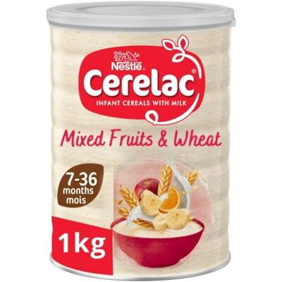 Nestlé - CERELAC Wheat Fruit Milk - 7 months+ - Baby Cereal Nestlé - CERELAC Wheat Fruit Milk - 7 months+ - Baby Cereal