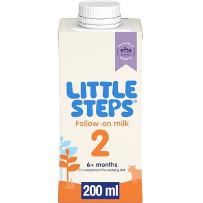 Little Steps SMA by Ready To Drink Follow-On Baby Milk 6 months+ Ready-to-use formula milk 200ml (Pack of 12) Little Steps SMA by Ready To Drink Follow-On Baby Milk 6 months+ Ready-to-use formula milk 200ml (Pack of 12)