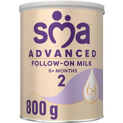 SMA Nutrition SMA ADVANCED Follow-on Baby Milk Powder Formula , 6-12 months , 800g (Pack of 1) SMA Nutrition SMA ADVANCED Follow-on Baby Milk Powder Formula , 6-12 months , 800g (Pack of 1)