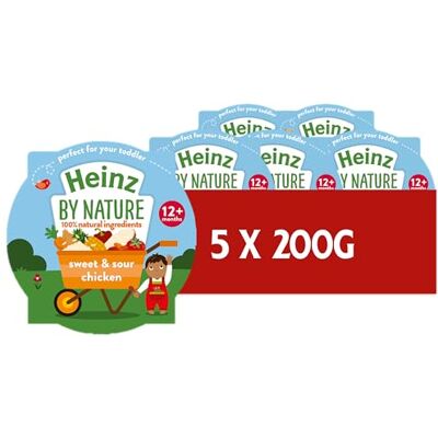 HEINZ Baby Food Sweet and Sour Chicken Rice Tray 5x200g HEINZ Baby Food Sweet and Sour Chicken Rice Tray 5x200g