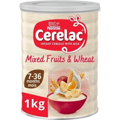 Nestlé - CERELAC Wheat Fruit Milk - 7 months+ - Baby Cereal Nestlé - CERELAC Wheat Fruit Milk - 7 months+ - Baby Cereal