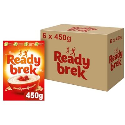 Weetabix Ready Brek Smooth Porridge Oats Original 450g (Pack of 6) Weetabix Ready Brek Smooth Porridge Oats Original 450g (Pack of 6)