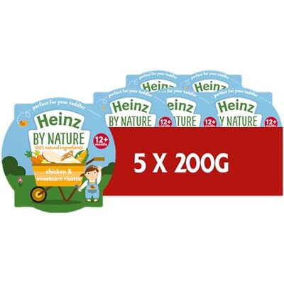 HEINZ Baby Food Chicken and Sweetcorn Risotto Tray 5x200g HEINZ Baby Food Chicken and Sweetcorn Risotto Tray 5x200g