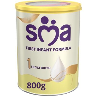 SMA Nutrition SMA® 1 First Infant Baby Milk Formula Powder from birth 800 g SMA Nutrition SMA® 1 First Infant Baby Milk Formula Powder from birth 800 g