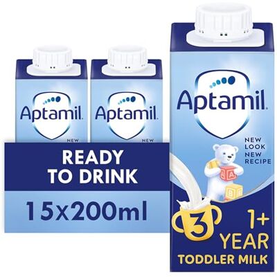 Aptamil - 3 Toddler - 200ml - Pack 15 - Toddler milk Aptamil - 3 Toddler - 200ml - Pack 15 - Toddler milk