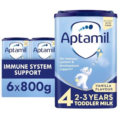 Aptamil 4 Growing Up Milk Powder 800 g (Pack of 6) Aptamil 4 Growing Up Milk Powder 800 g (Pack of 6)