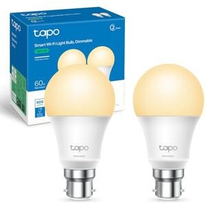 Tapo L510B (2-Pack) Smart Bulb, B22 LED Light Bulb, Alexa Light Bulbs, Dimmable Bulb,Energy Monitoring, 8.3W (60W), Schedule & Timer, Away Mode, Energy Saving, Voice Control with Alexa&Google Tapo L510B (2-Pack) Smart Bulb, B22 LED Light Bulb, Alexa Light Bulbs, Dimmable Bulb,Energy Monitoring, 8.3W (60W), Schedule & Timer, Away Mode, Energy Saving, Voice Control with Alexa&Google