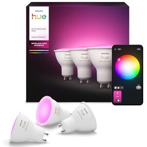 Philips GU10 – Smart LED Spotlight – 4.2W (3-Pack) White and Colour Ambiance Philips GU10 – Smart LED Spotlight – 4.2W (3-Pack) White and Colour Ambiance