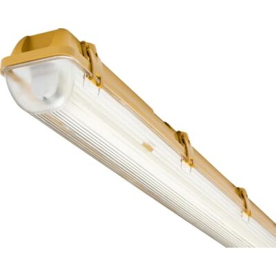 Knightsbridge 5ft 1x58w 110v Non-Corrosive HF Fitting, Polycarbonate 58 W, Grey Knightsbridge 5ft 1x58w 110v Non-Corrosive HF Fitting, Polycarbonate 58 W, Grey