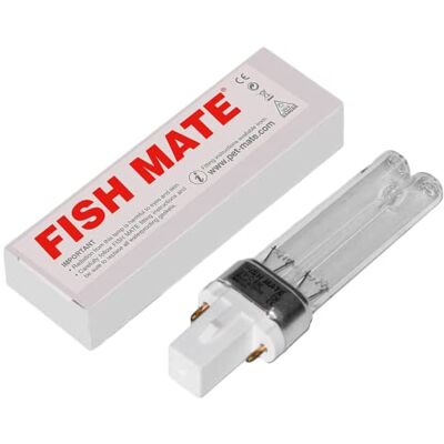 Fish Mate 5 Watt Replacement UV Bulb for Pressurized Pond Filters Long-Lasting UV Clarifier Lamp for Garden & Koi Pond Water, Helps Maintain Clear, Healthy Pond Water, Quick & Easy to Install Fish Mate 5 Watt Replacement UV Bulb for Pressurized Pond Filters Long-Lasting UV Clarifier Lamp for Garden & Koi Pond Water, Helps Maintain Clear, Healthy Pond Water, Quick & Easy to Install