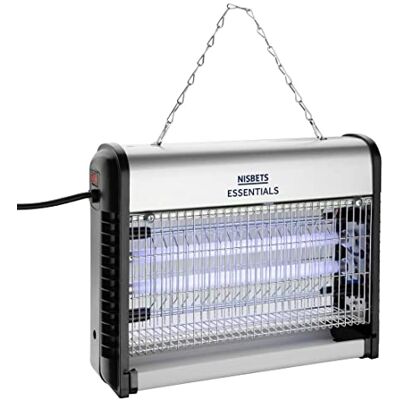 NISBETS Essentials FD499 16 Watt Commercial Grade Fly and Insect Pest Killer 50m² Coverage UV Bulbs: 2 x 8 Watt Spare Bulb P191 NISBETS Essentials FD499 16 Watt Commercial Grade Fly and Insect Pest Killer 50m² Coverage UV Bulbs: 2 x 8 Watt Spare Bulb P191