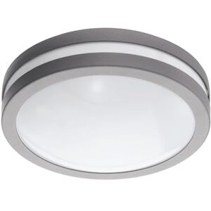 Eglo Smart Home LED Ceiling Light Locana-C, Outdoor Ceiling Lamp, Dimmable Exterior Light, Silver Galvanised Steel, White Plastic, Warm White, IP44 Eglo Smart Home LED Ceiling Light Locana-C, Outdoor Ceiling Lamp, Dimmable Exterior Light, Silver Galvanised Steel, White Plastic, Warm White, IP44