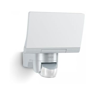 Steinel LED-Spotlight XLED Home 2 S Silver, 13.7 W Floodlight, Adjustable LED Panel and 180° Motion Sensor, 10 m Reach, 1550 lm Steinel LED-Spotlight XLED Home 2 S Silver, 13.7 W Floodlight, Adjustable LED Panel and 180° Motion Sensor, 10 m Reach, 1550 lm