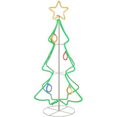WeRChristmas 3D Christmas Tree Neon Rope Light Silhouette WeRChristmas 3D Christmas Tree Neon Rope Light Silhouette