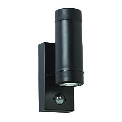 National Lighting Icarus PIR Outdoor Lights Security Lights with Motion Sensor GU10 LED Up Down Black Outdoor Wall Lights IP44 Weatherproof Wall Lights National Lighting Icarus PIR Outdoor Lights Security Lights with Motion Sensor GU10 LED Up Down Black Outdoor Wall Lights IP44 Weatherproof Wall Lights