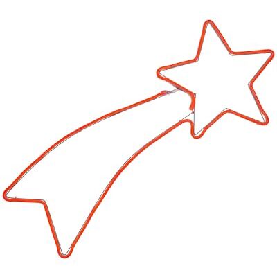 WeRChristmas Christmas Shooting Star Neon Rope Light Silhouette WeRChristmas Christmas Shooting Star Neon Rope Light Silhouette