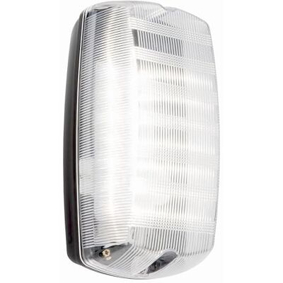 National Lighting Clear Prismatic Finish Modern LED IP65 Rated Weatherproof Outdoor Wall Garden Security Bulkhead Porch Lantern Light Mains 240V Powered National Lighting Clear Prismatic Finish Modern LED IP65 Rated Weatherproof Outdoor Wall Garden Security Bulkhead Porch Lantern Light Mains 240V Powered
