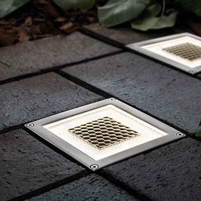 Solar Centre SolarCentre® Onyx Outdoor Premium DualWhite Solar Powered Half Brick Driveway Light Solar Centre SolarCentre® Onyx Outdoor Premium DualWhite Solar Powered Half Brick Driveway Light