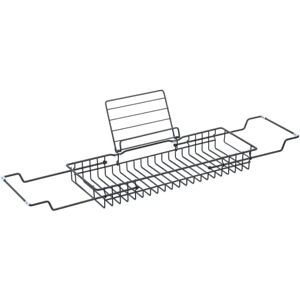 Canyon Metal Over Bath Rack Durable Plastic Shower Caddy Convenient Bathroom Storage for All Your Bath Time Products Including Soaps, Sponges, Bath Bombs, Books & Glasses of Bubbly (Black) Canyon Metal Over Bath Rack Durable Plastic Shower Caddy Convenient Bathroom Storage for All Your Bath Time Products Including Soaps, Sponges, Bath Bombs, Books & Glasses of Bubbly (Black)