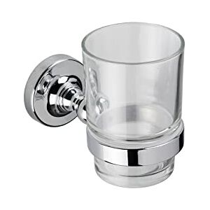 Croydex QM461841 Glue-Fix Worcester Tumbler and Holder, Easy Fit No Drilling No Tools,Silver Croydex QM461841 Glue-Fix Worcester Tumbler and Holder, Easy Fit No Drilling No Tools,Silver