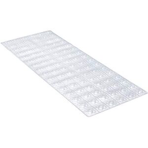 TATAY Bath Mat, Non-slip, PVC with Suction Cups, Resistant to Mold and Microbes, Anti-Bacterial, Barcelona Design, Translucent. Measures 96 x 36 cm TATAY Bath Mat, Non-slip, PVC with Suction Cups, Resistant to Mold and Microbes, Anti-Bacterial, Barcelona Design, Translucent. Measures 96 x 36 cm